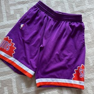 Purple Suns Hardwood Classics Mitchell and Ness Basketball Shorts
